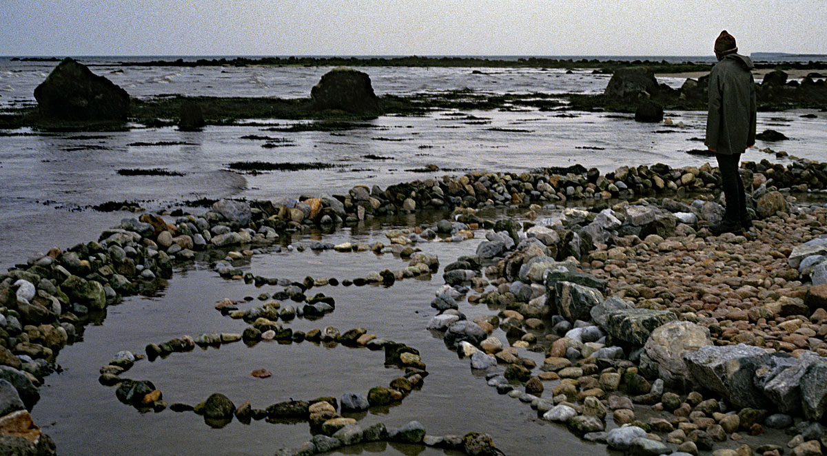 Medicine wheel, Claddagh beach, 1993