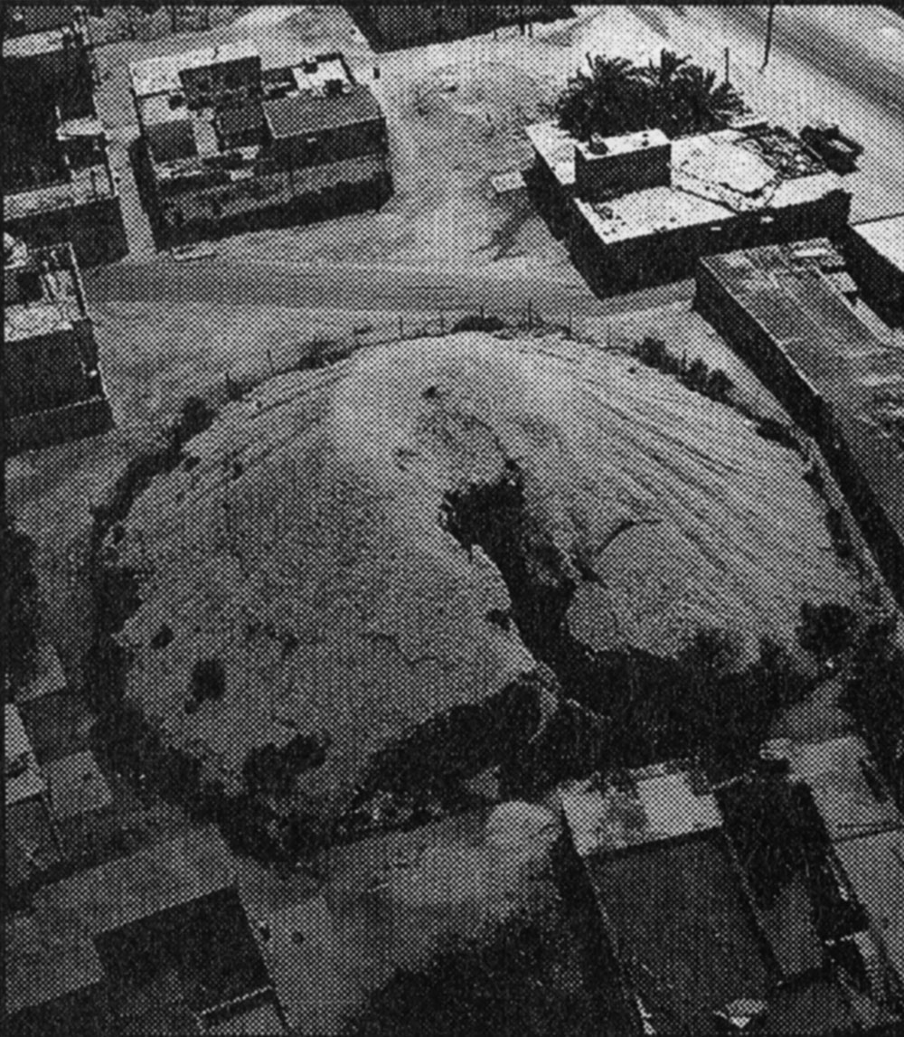 Burial mound at Aali on Bahrain in the Persian Gulf.