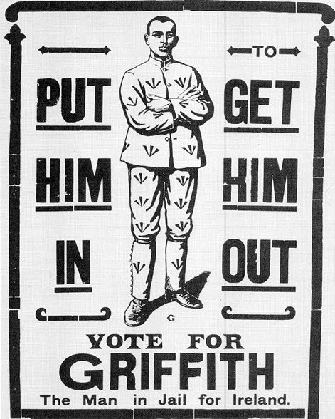 Election poster, Cavan by-election, 1918.