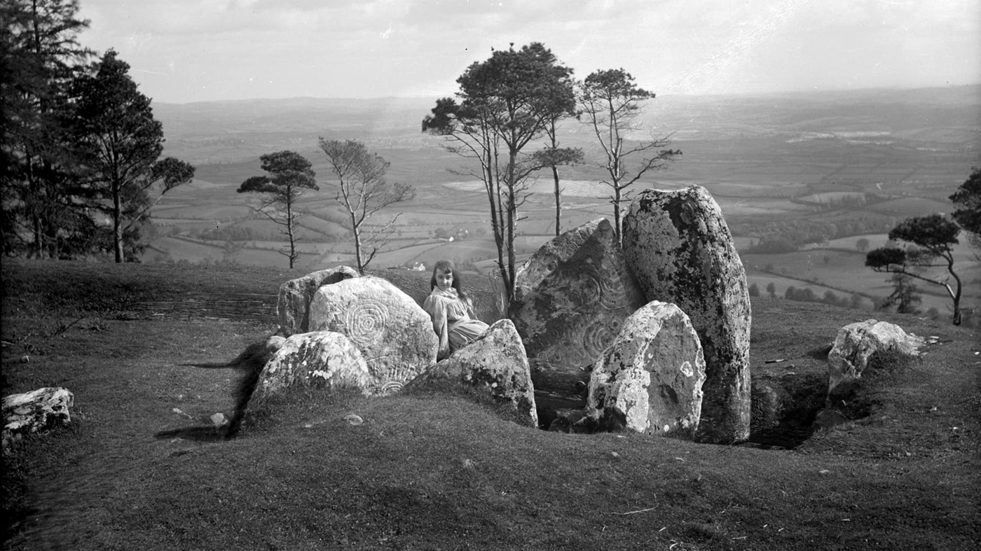 The view from the Knockmany passage-grave. Photograph by Robert Welch, © NMNI.