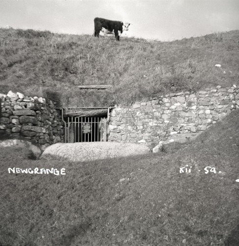 A photograph of Newgrange from 1936.