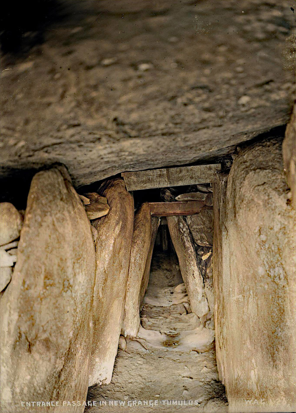 The entrance to the Great Cairn at Newgrange, photo by William A. Green.