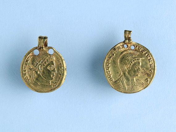 About the same period, two gold Roman coins were discovered on the top of the Mount—the one of the elder Valentinian, and the other of Theodosius.