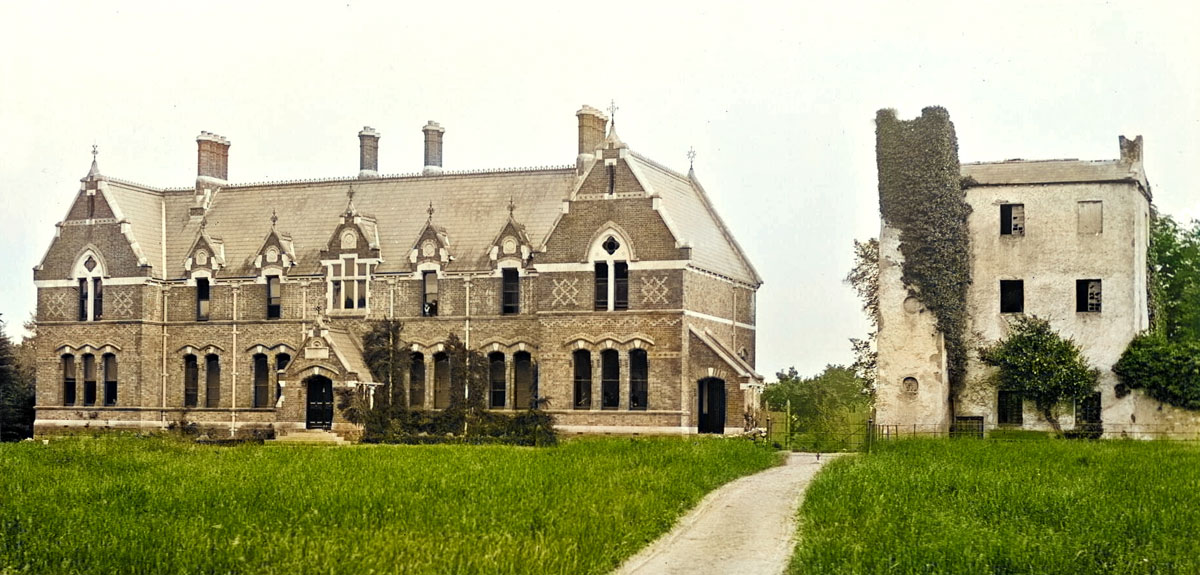 The Netterville Institute, left and Dowth castle, right. The Netterville Institute, which dates to 1877 was used as a base by both Michael and Clare O'Kelly during their work excavating at Newgrange, and by Martin Brennan. The Fenian poet John Boyle O'Reilly was born in Dowth castle, a medieval tower-house.