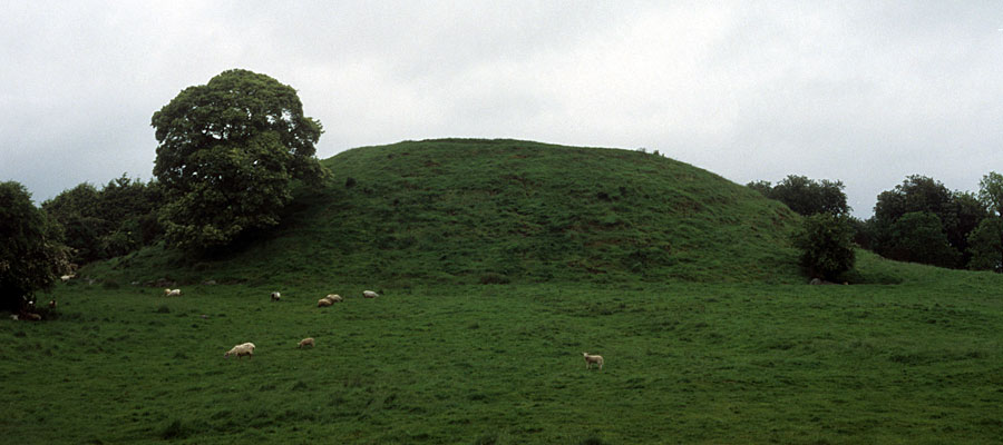 Iron age graves at Knowth.