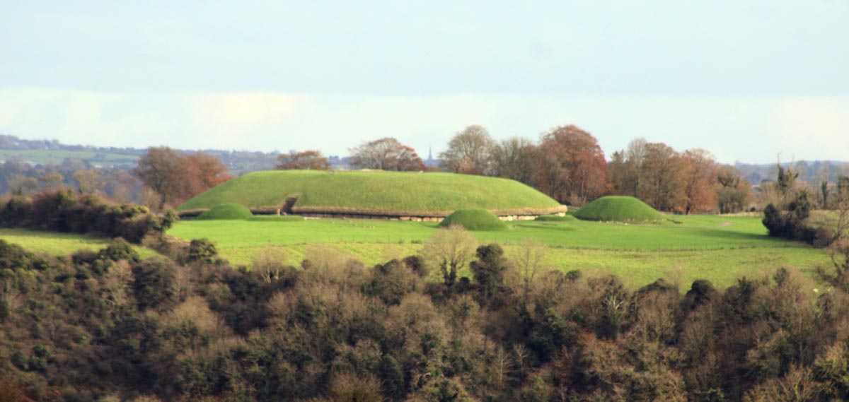Knowth mounds.