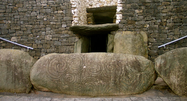 The entrance at Newgrange.