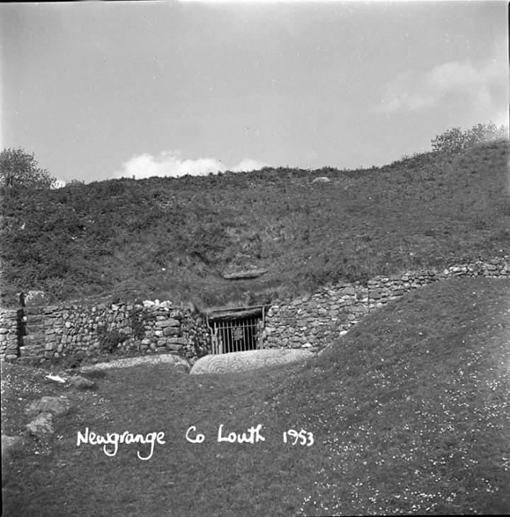 Newgrange roof-box in 1953.