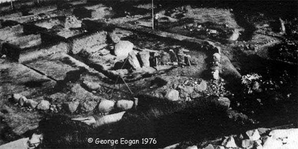 Site
        17 during excavations in 1976.