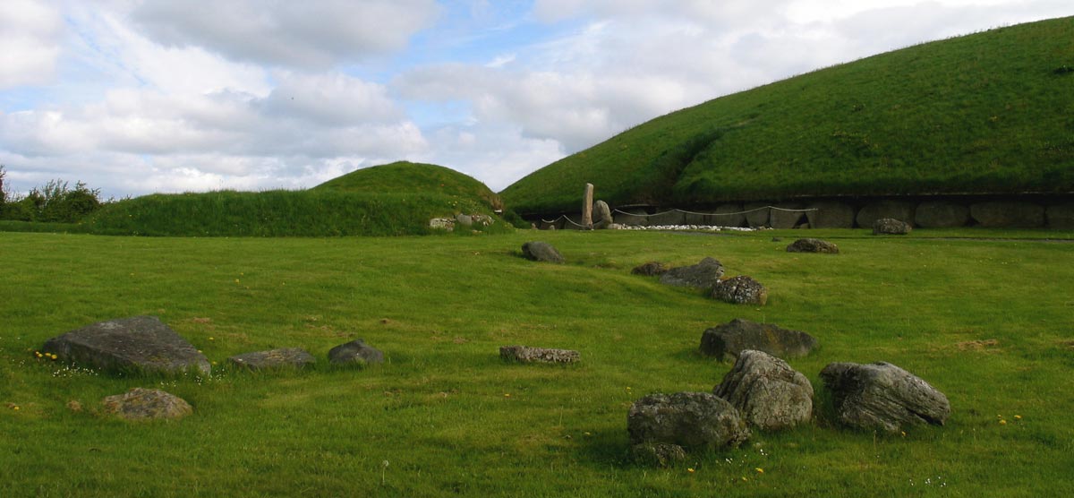 The remains of Site 5 at Knowth.