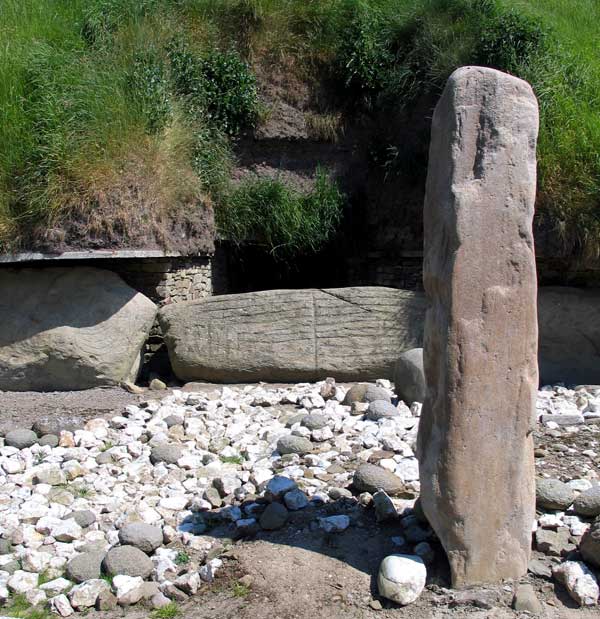 The west entrance stone at Knowth.
