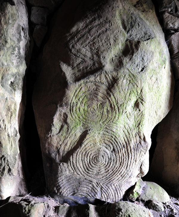 West passage stone, Knowth.