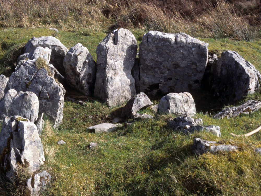 The cruciform chamber of Cairn M at Carrowkeel.