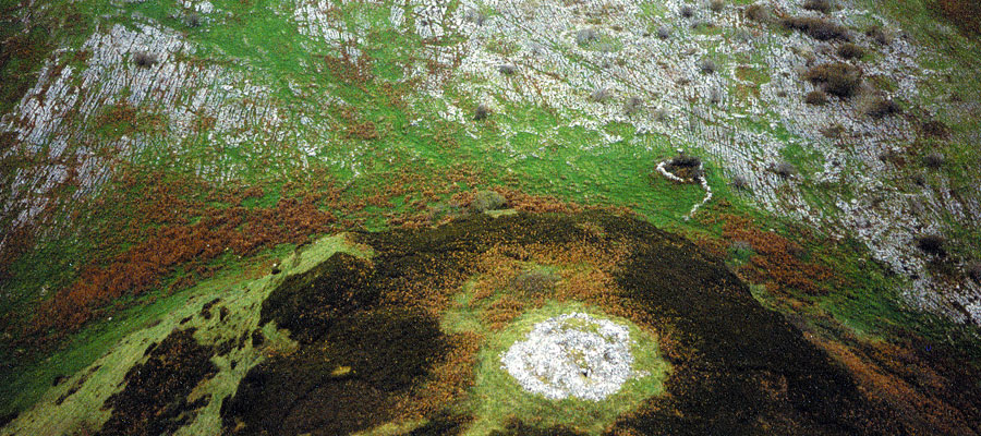 An aerial view of Cairn O.