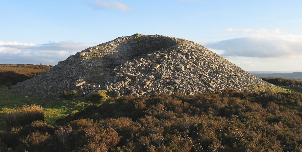 Cairn F, largest of the Carrowkeel cairns.