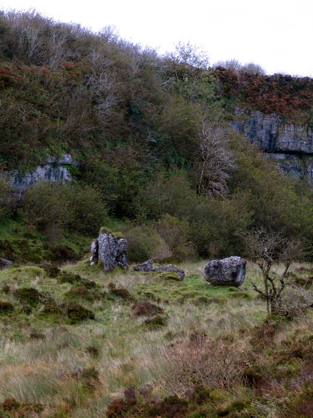 The Stirring Rock and megalithic structure.