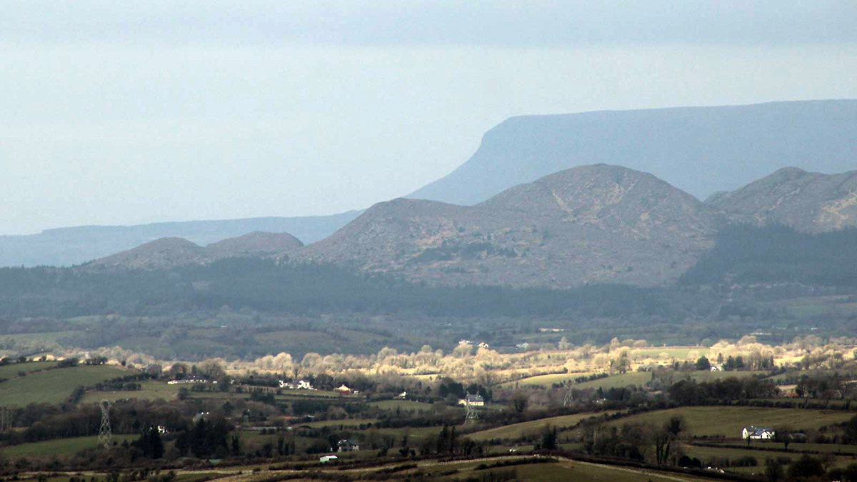 The view to the north from Carnanweelan.