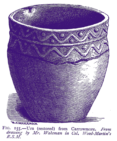 Bronze age pottery from Carrowmore 17.