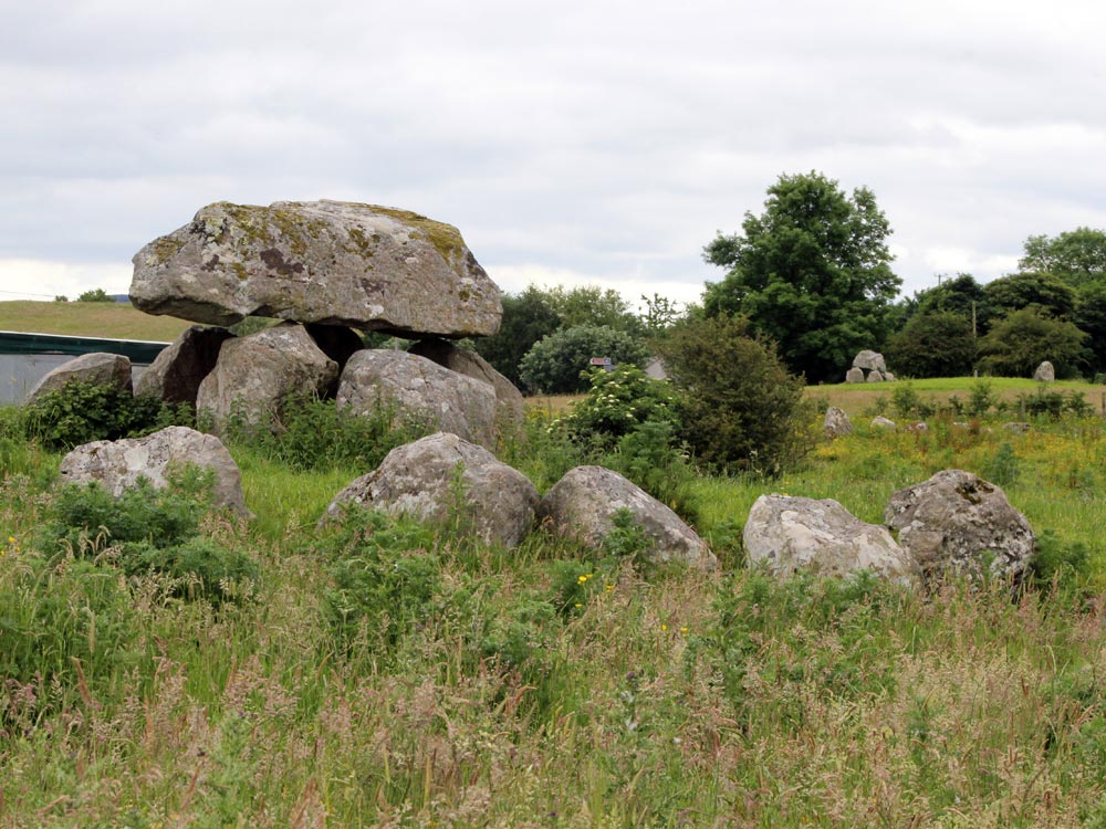 Carrowmore 7 looking west to Dolmen 4.