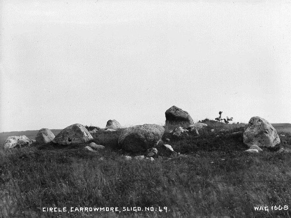 Circle 49 at Carrowmore photographed by W. A. Green.