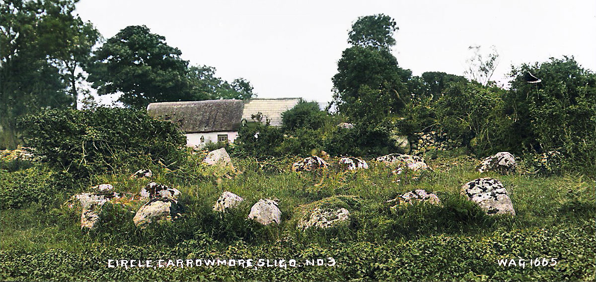 Circle 3 at Carrowmore photographed by W. A Green in 1910.
