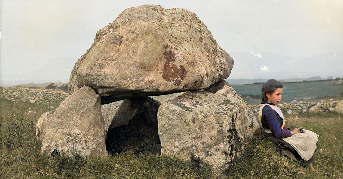 The Cromleach of the Phantom Stones at Carrowmore.