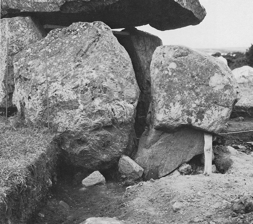 Carrowmore 7 during excavations.