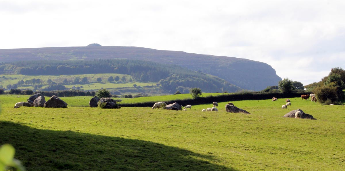Destroyed 
    circles to the north of Carrowmore.