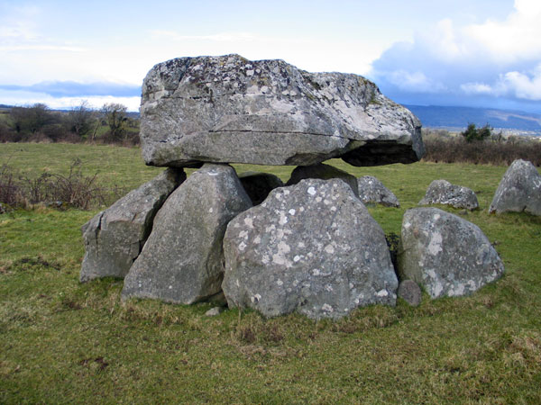 The Kissing Stone, dolmen number 7 at Carrowmore in County Sligo.