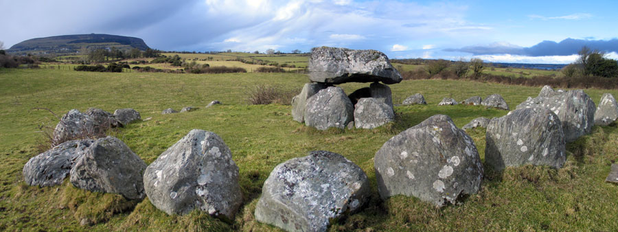 Circle number 7 at Carrowmore in County Sligo .