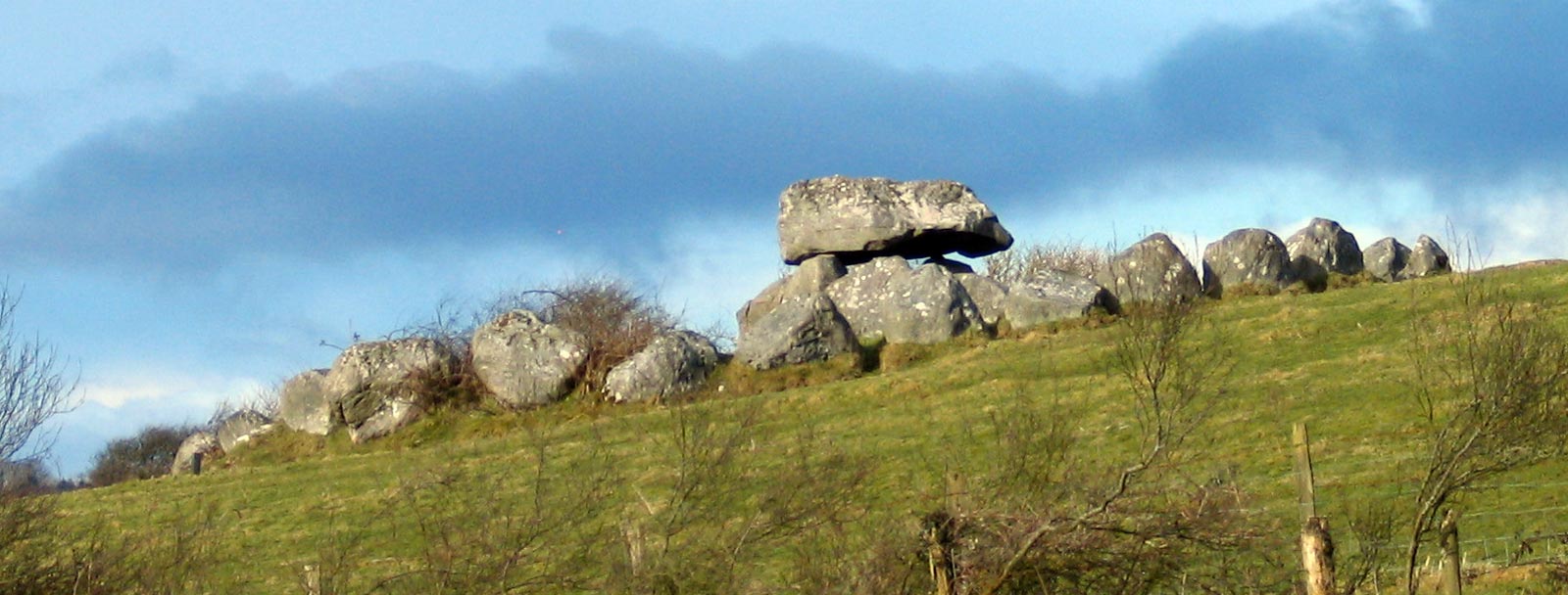 The Kissing Stone, dolmen 7 at Carrowmore in County Sligo.