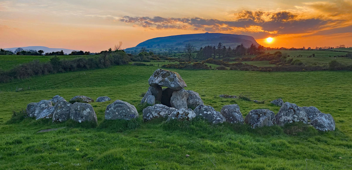 The Kissing Stone, dolmen 7, Carrowmore, County Sligo.