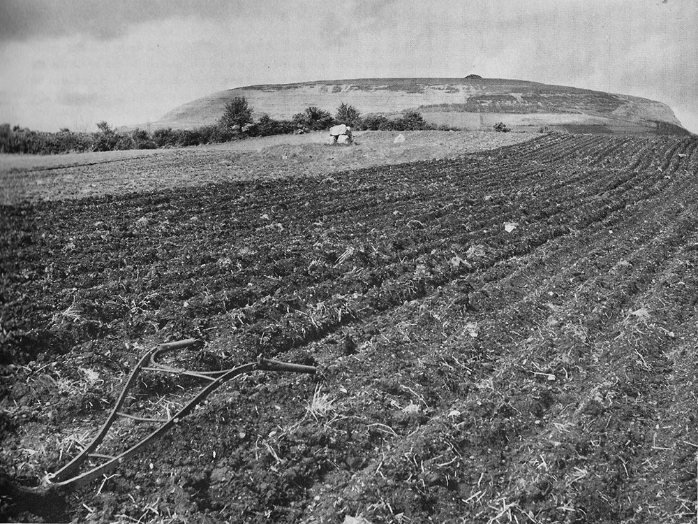 An old photo of Carrowmore 4 during some intensive ploughing in the 1970's.