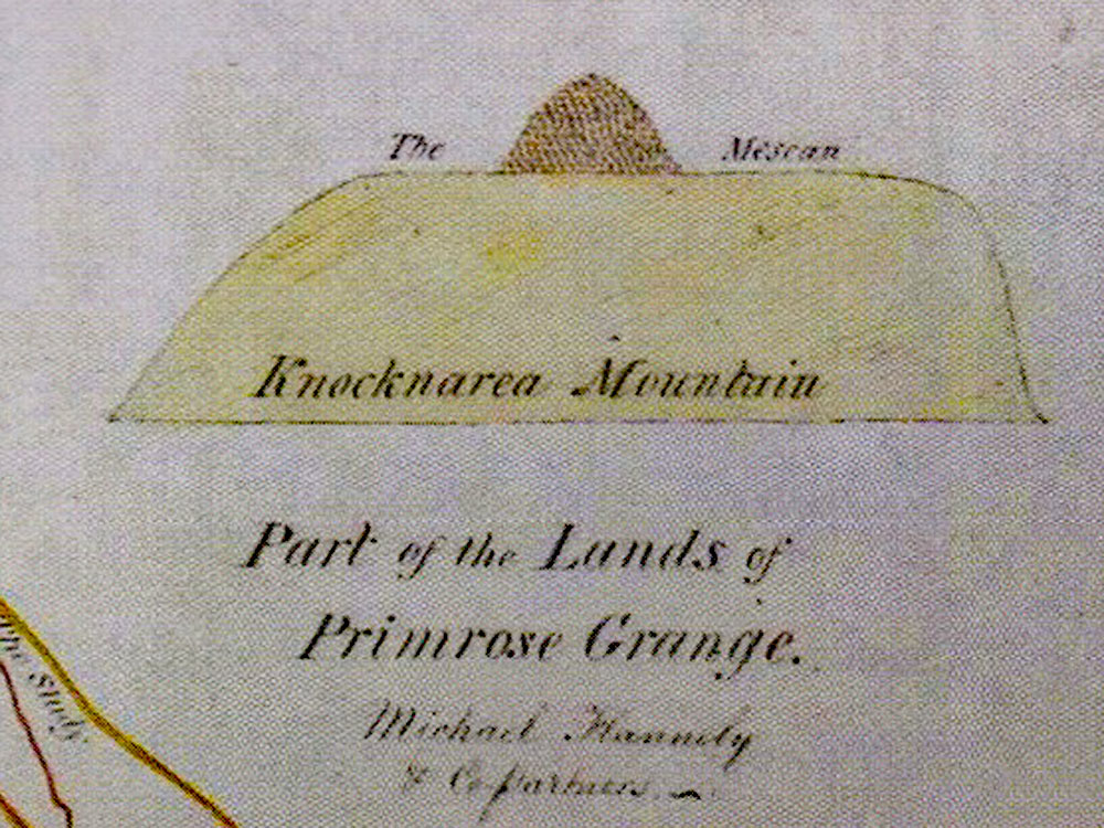 Illustration of Knocknarea from 1766.