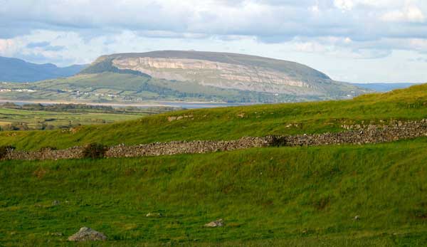 View to Knocknarea from Red Hill in Skreen.