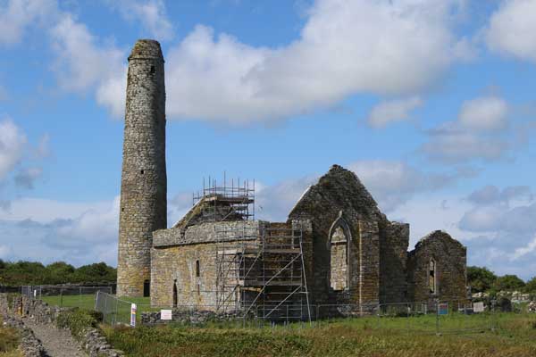 The cathederal on Scattery Island.