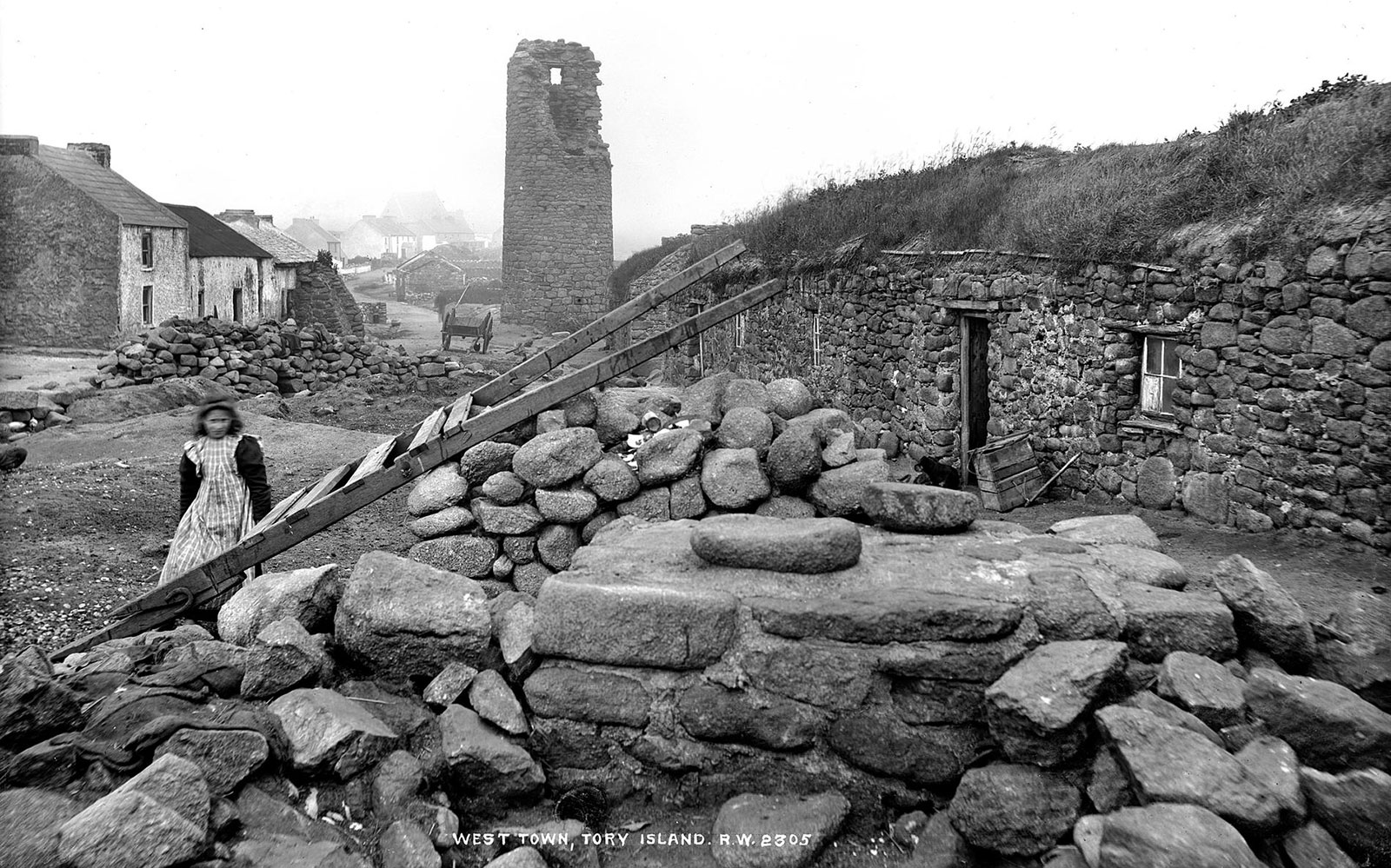 West Town on Tory Island, photographed by Robert Welch.