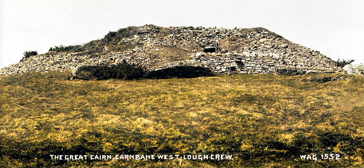 The Great Cairn, Cairn L, at Cairnbane West, Loughcrew, by William A. Green.