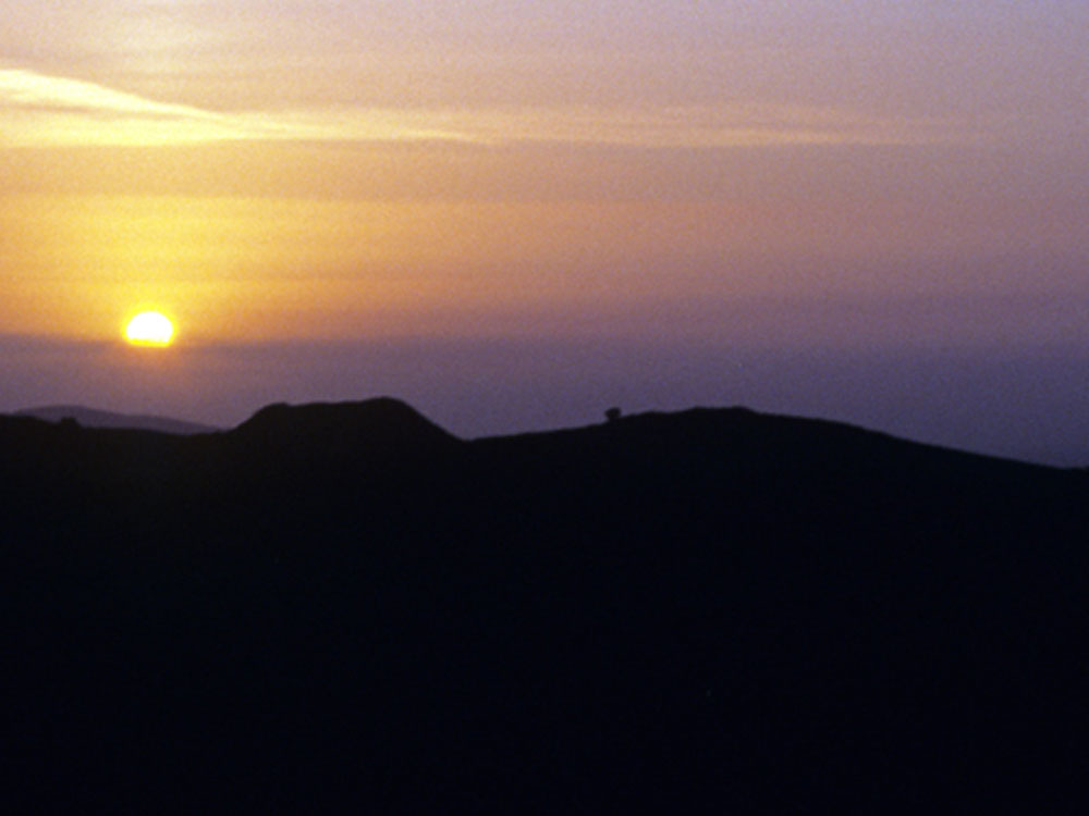 Sunset over Cairn D
