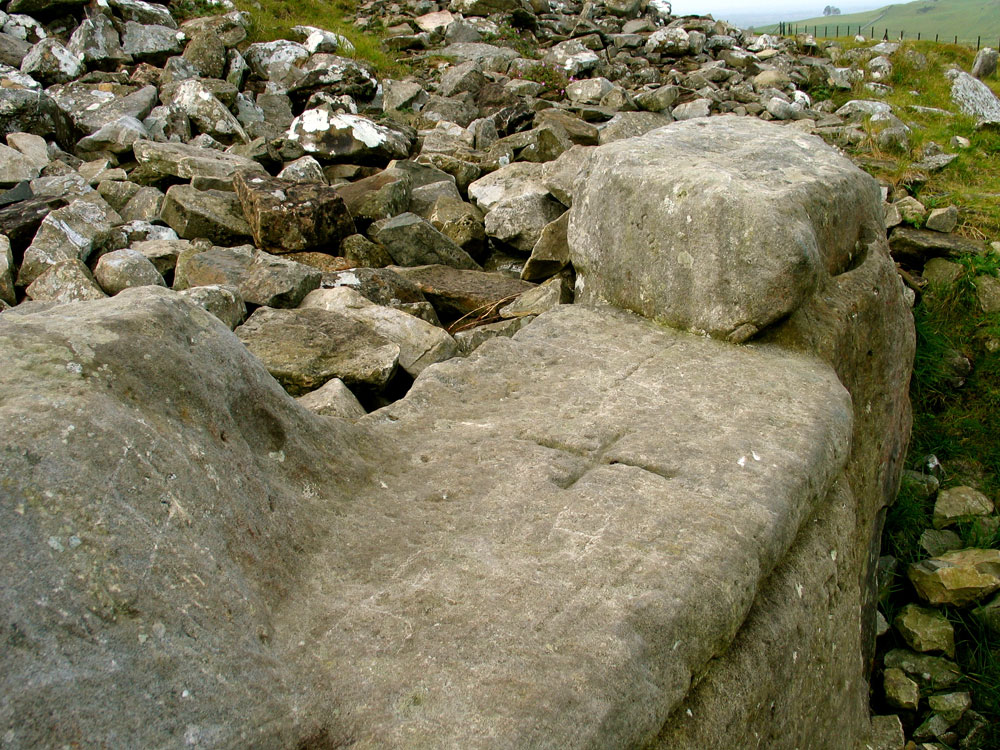 The cross in the Hag's Chair.