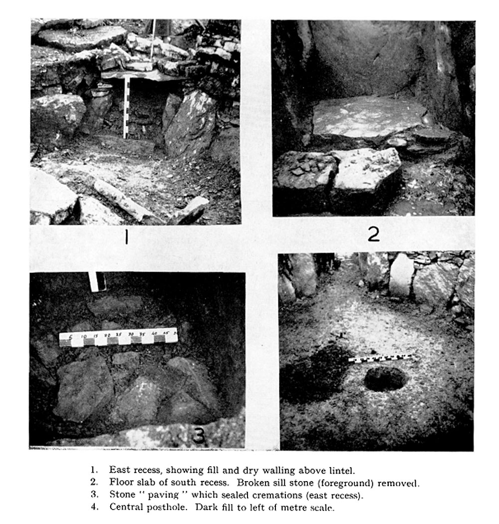 Some images from the excavation report on  Fourknocks, published in 1957.