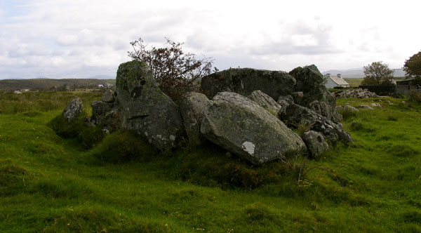 The court cairn at  Kilclooney.