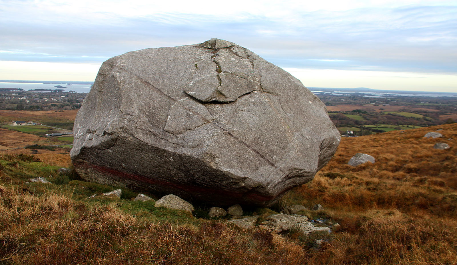 Saint Patrick's Rock close to Oughterard in County Galway.