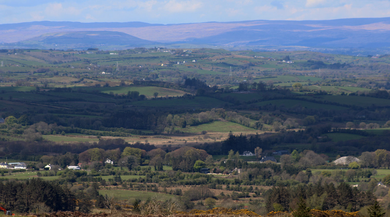 The view to Knocknashee and Heapstown from Shee Lugh, Moytura, County Sligo.