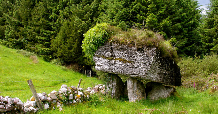 The Labby Rock dolmen.