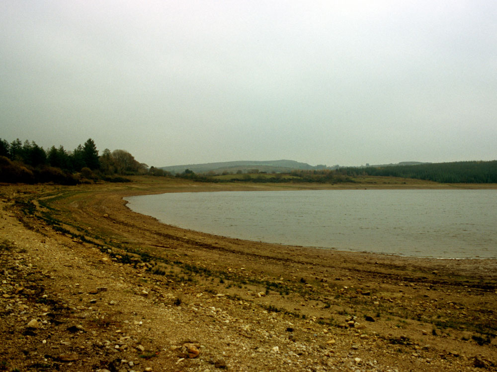 Looking from the shore of Lough na Suil to the ridge of Moytura.