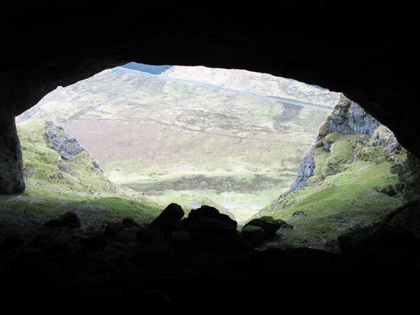 The view from  Diarmuid and Grainne's cave