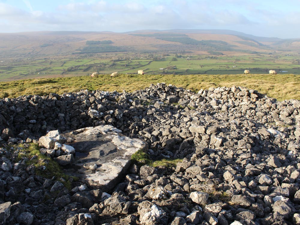 View from the  summit of Knocknashee.